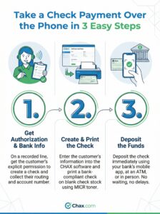 3 step payment infographic cbp