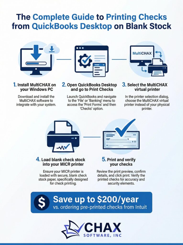 The Complete Guide to Printing Checks from QuickBooks Desktop on Blank Stock