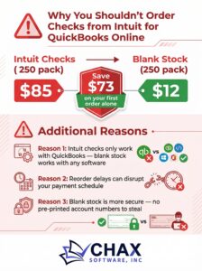 QuickBooks Online Checks: Why You Shouldn't Order from Intuit