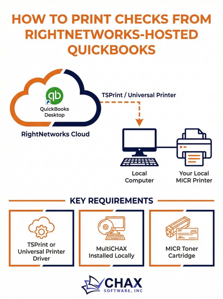 How to Print Checks from RightNetworks-Hosted QuickBooks Desktop 1 How to Print Checks from RightNetworks-Hosted QuickBooks Desktop