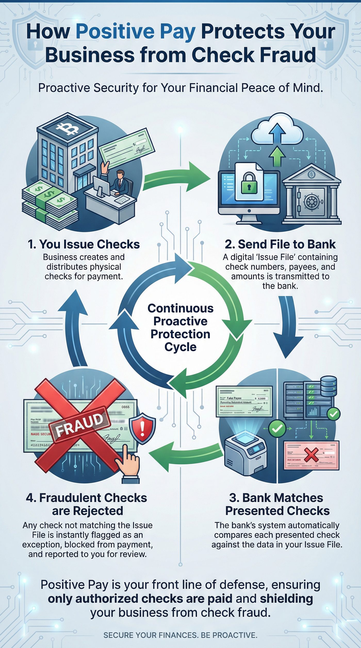 How Positive Pay Protects Your Business from Check Fraud